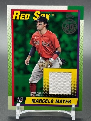 2025 Topps Update 1990 35th Anniversary Green Relic MARCELO MAYER