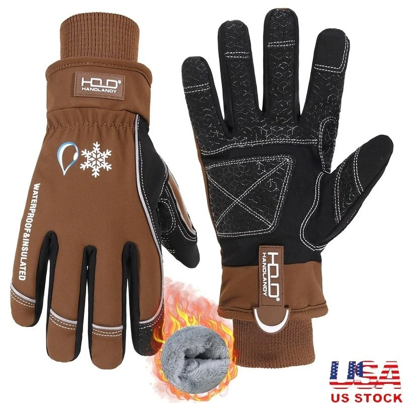 Waterproof Winter Gloves Men Women Thermal Touchscreen Insulated Cold Weather US