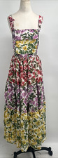 Farm Rio Womens Multi Color Floral Mixed Bougainvillea Sleeveless Maxi Dress ~XS