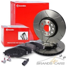 BREMBO BREMSSCHEIBEN +BELÄGE VORNE FÜR SKODA OCTAVIA 3 4 VW GOLF 8 PASSAT B8 3G