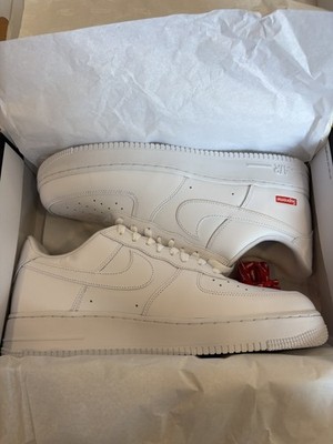 NEW Nike Air Force 1 Low Supreme White CU9225-100