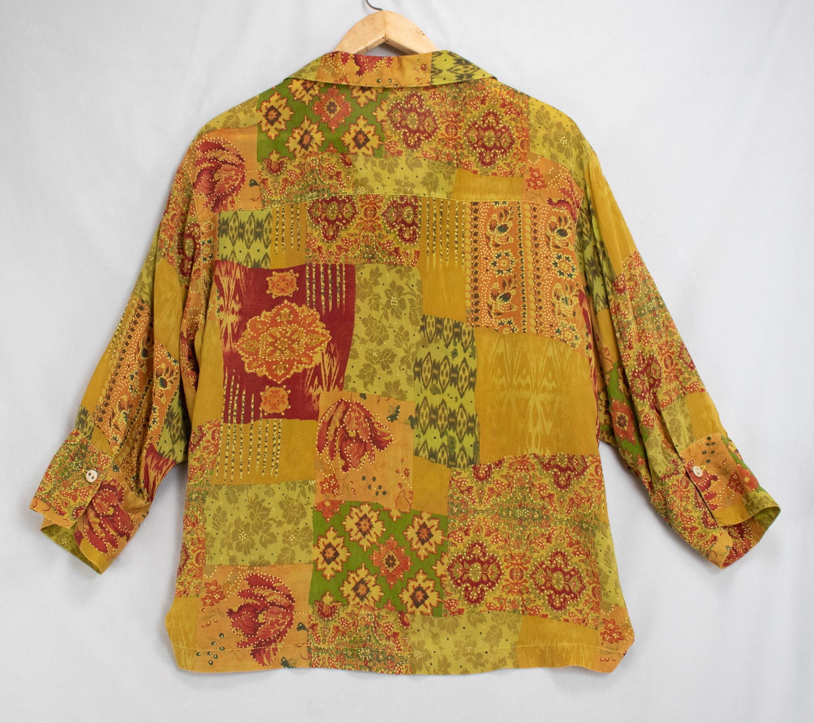 Tianello Multicolored Patchwork Floral Geometric … - image 6