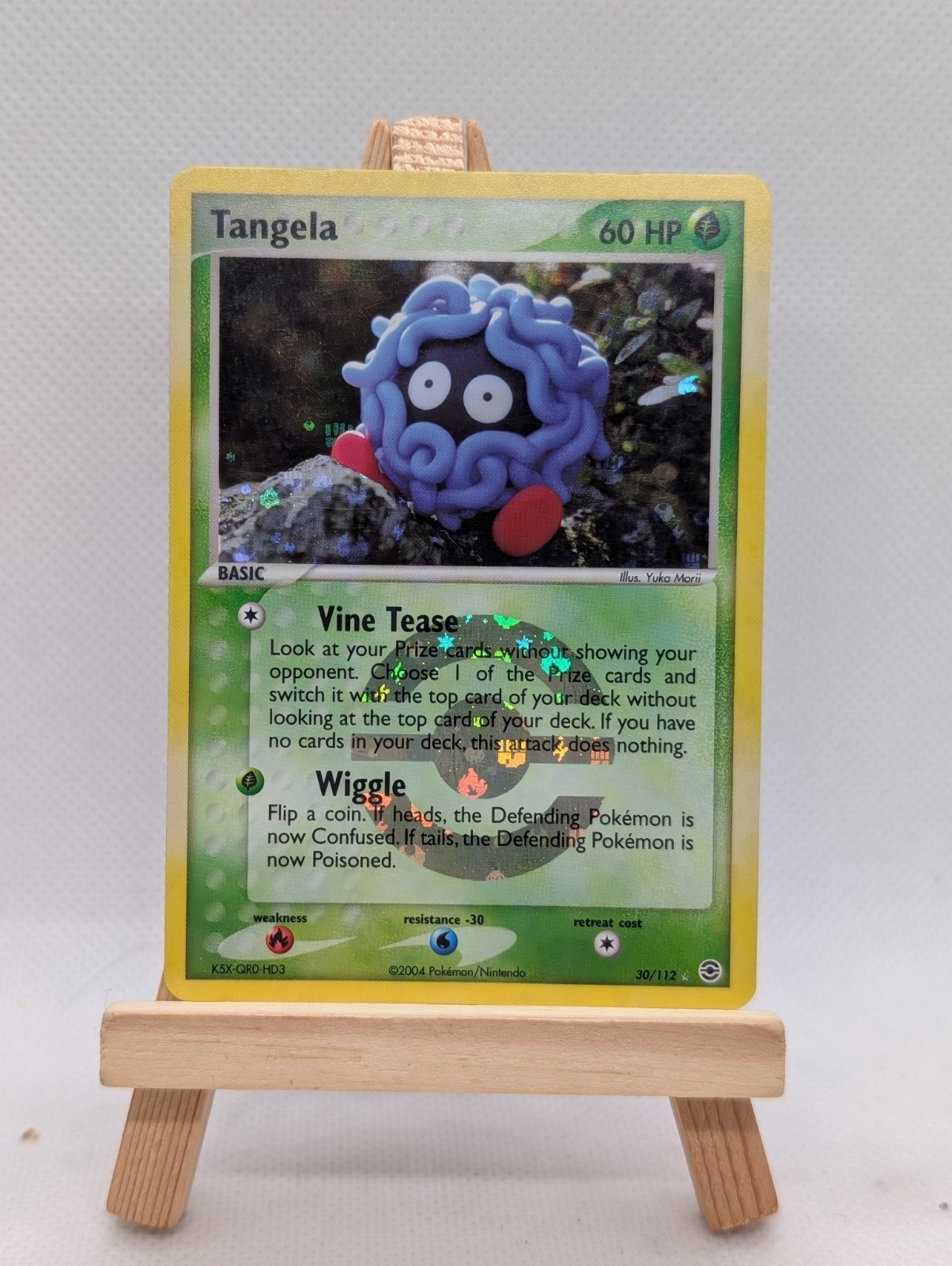 Tangela 30/112 - FireRed LeafGreen Reverse Holo Rare Pokemon TCG MP Yuka Morii