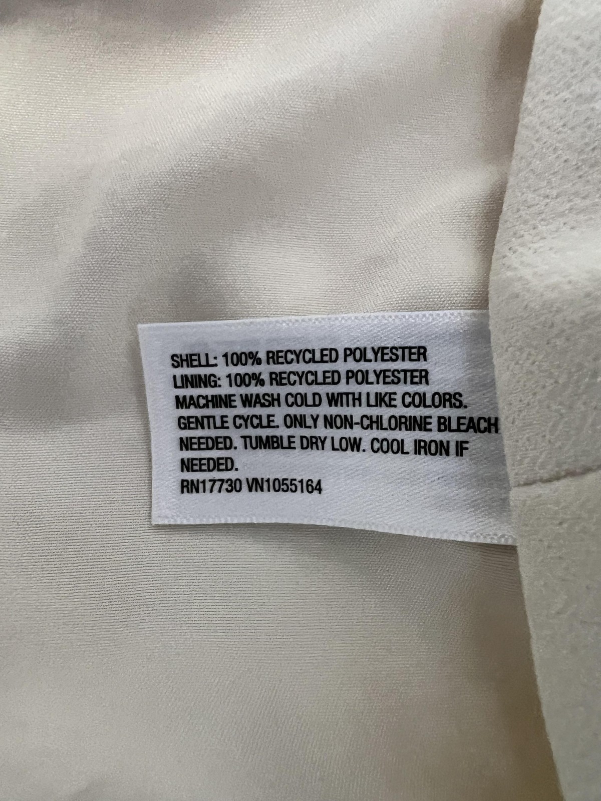 White Blazer Womens Large Relaxed Fit Recycled Polyester Single Button Jacket thumbnail 6