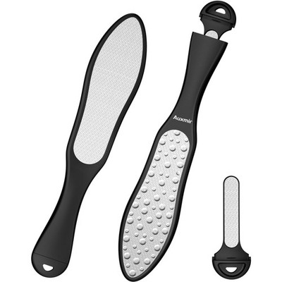 Hornhautentferner Hornhautfeile 3-in-1 Fußpflege Edelstahl Hornhauthobel
