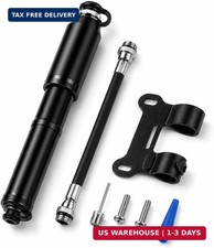 Mini Bike Pump, 120 PSI, Presta and Schrader, 90g Aluminum