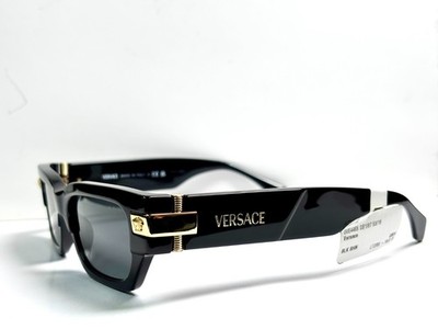 NEW VERSACE VE4465 GB1/87 SQUARE MOD 4465 BLACK VE4465 UNISEX