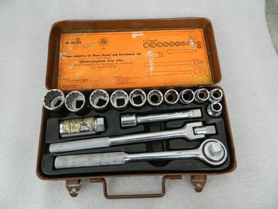 Vintage Tool Star 'No.302.RB' 15-Piece A.F. SOCKET SET - Made in Japan.