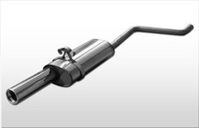 FOX Sportauspuff VW Polo 86C, Bj. 1981-1994, Endrohr 1x80mm