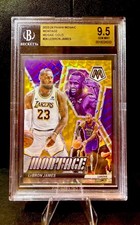 2023-24 Mosaic Montage LEBRON JAMES Mosaic Gold **1/10** #24 BGS 9.5