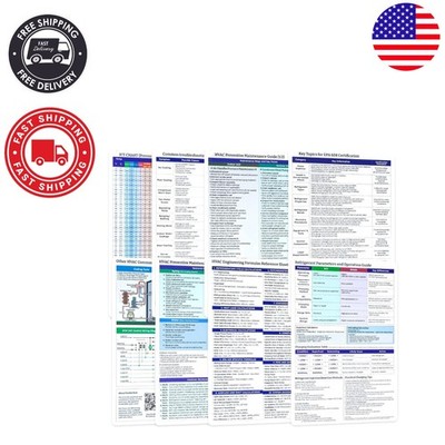 Compact HVAC Technician Quick-Reference Cards: Field-Tested P/T Charts Included