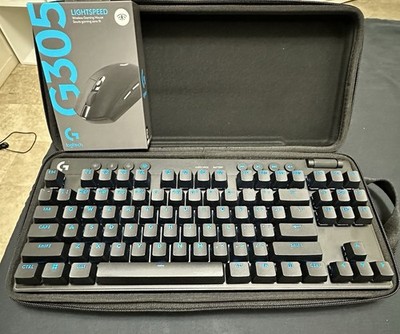 Logitech Pro x TKL Lightspeed Keyboard and Wireless Gaming Mouse Black