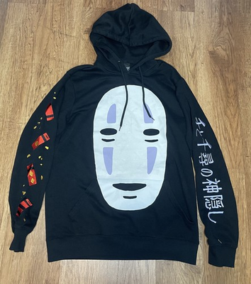 #ad #ad Spirited Away No Face Black Hoodie “Small” Studio Ghibli Hot Topic $30.00