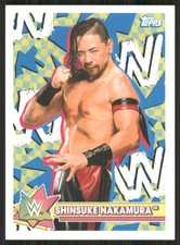 2021 Topps Heritage WWE Superstar Stickers #S-16 Shinsuke Nakamura 4417