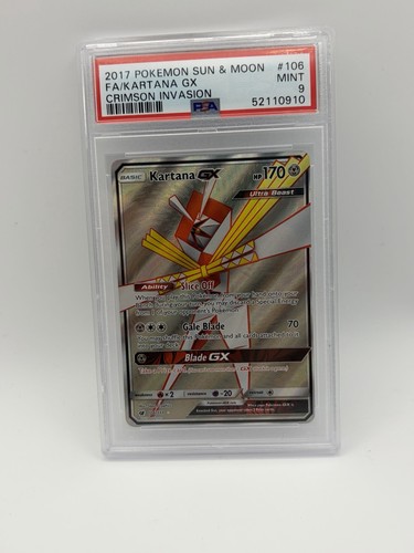 Kartana-GX graded PSA 9 for sale on eBay