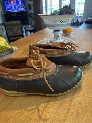 CABELAS Steel Shank Leather Rubber Hunting Rain Duck Brown 