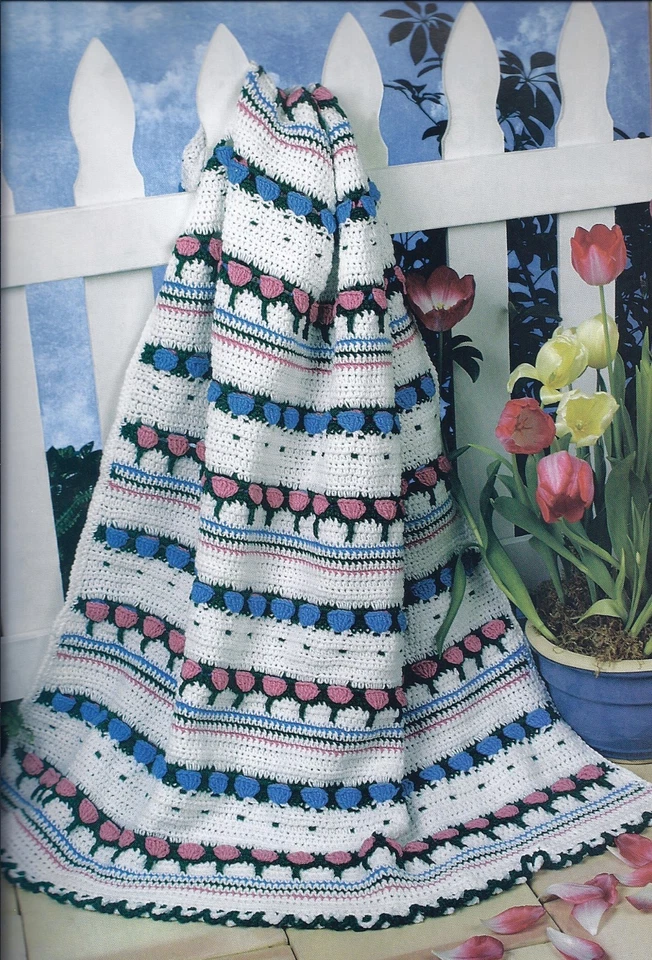 **70 DESIGNS - BIG BOOK OF SCRAP CROCHET AFGHANS-PATTERNS**HARD COVER BOOK - Image 3 of 4