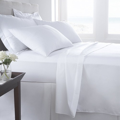 100% EGYPTIAN COTTON 400 THREAD COUNT DUVET COVER SET + PILLOWCASE PAIR - Picture 2 of 5