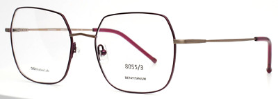 GIGI STUDIOS Dahlia 8055/3 Purple Womens Square Eyeglasses 54-18-140 B:46