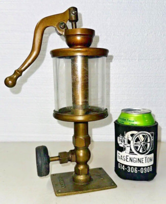 Lunkenheimer ALPHA NO 6 Brass Pumper Swing Top Oiler Antique Steam Engine