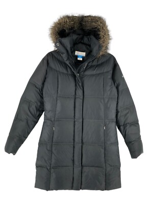 COLUMBIA Kapuzenjacke Omni Shield Daunenparka Mantel Damen Größe XS