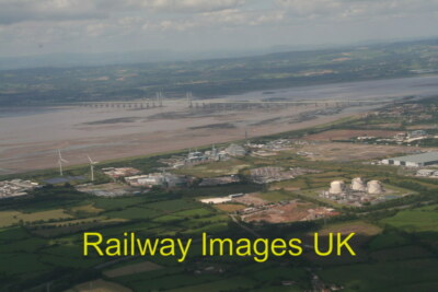 Luftbild - Chittening Seabank Power Station and Second Severn Bridge c2020