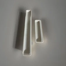 2 Pampered Chef Simple Additions White Porcelain Condiment Tray Preowned Perfect