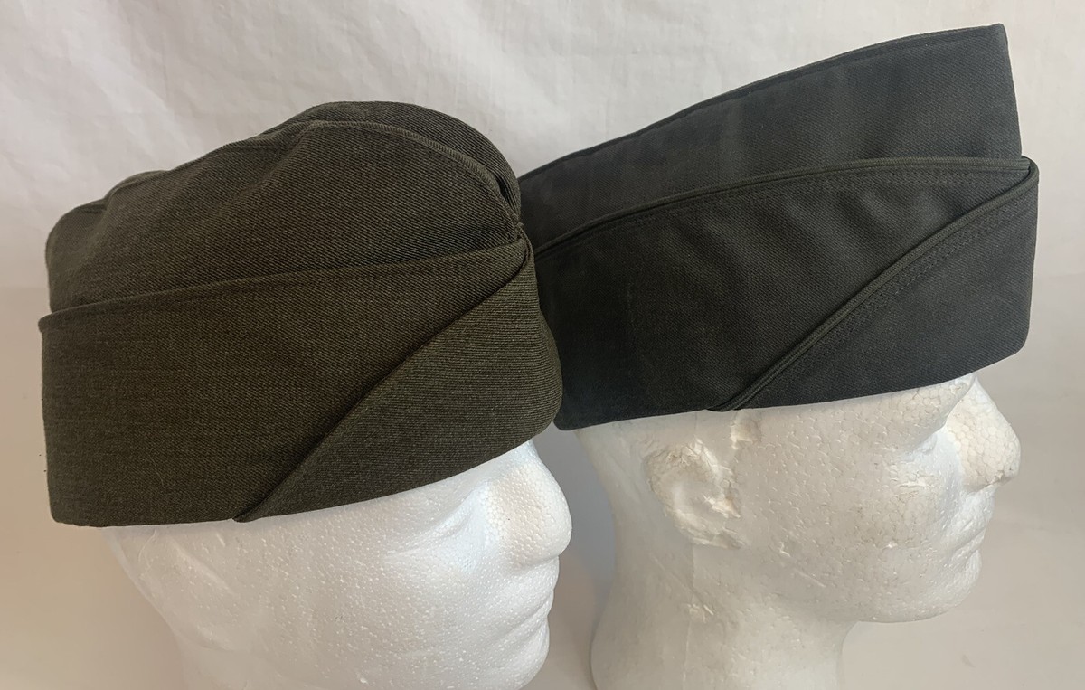 US Army & Marines Garrison Envelope Caps Hats DSCP AG-344 Size 7 1