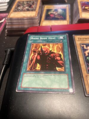 Yugioh Card Raise Body Heat LOB-097 1996