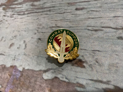 U.S. Army Combat Support Pin Made In The USA G-23 | eBay
