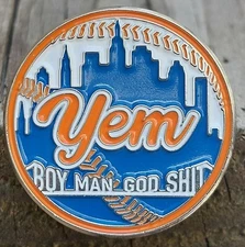 You Enjoy Myself Mets Pin PHiSH Pin METS YEM Hat Pin FREE SHIPPING!!!