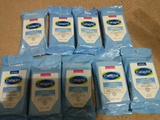 9 Pack Cetaphil Gentle Skin Cleansing Cloths Sensitive Skin Pre-Moistened 10 Ct.