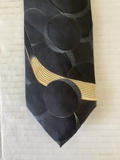 Ralph Marlin Men's Necktie Tie Polyester Hockey Stick Puck All Over Made in USA