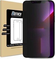 Mothca for iPhone 14 Plus/13 Pro Max 6.7-inch Matte Privacy Screen Protector wit