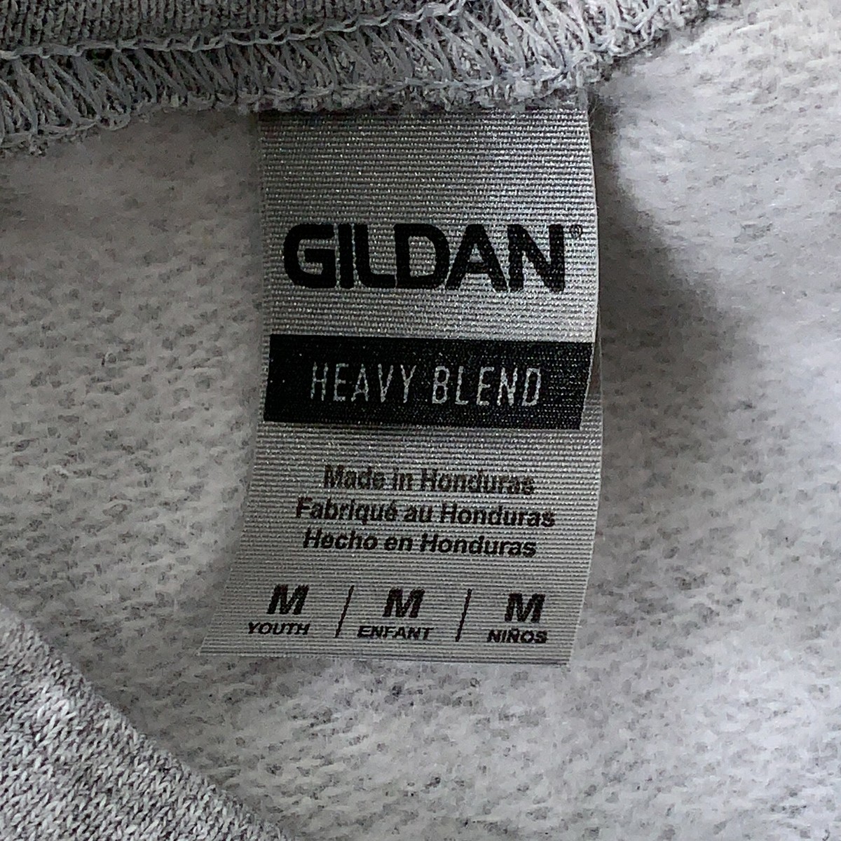 Gildan Heavy Blend Youth Size Medium Heather Gray Fleece Gildan Heavy Blend Youth Size Medium Heather Gray Fleece