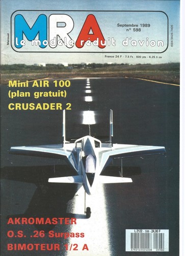 MRA Nr. 598 STYROPOR-RUMPF / ELEKTRONISCHER MISCHER / CRUSADER 2 ENTE