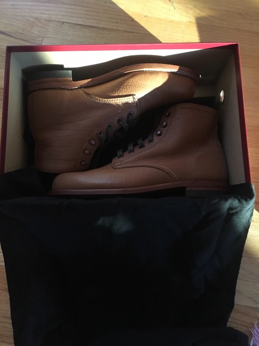 Wolverine Centennial 1000 Mile Boot model W00910 Bison Leather Men s Size 7.5