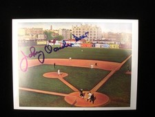 Johnny Vander Meer Autographed 5.25