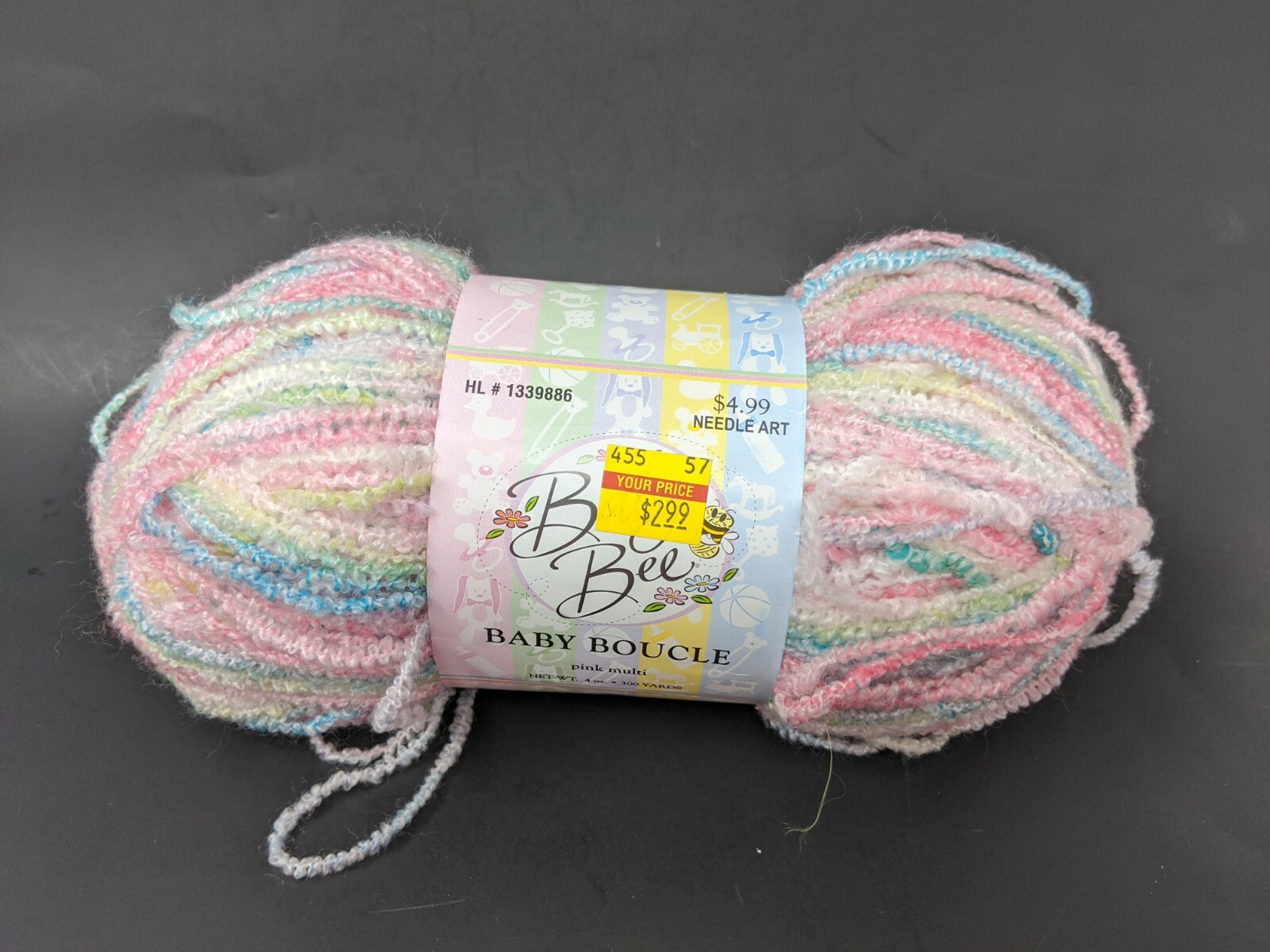 Baby Bee Baby Boucle Pink Multi Yarn 1 Skein Hobby Lobby New eBay