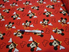 DISNEY MICKEY MOUSE  STARS PRINT FABRIC - SOLD BY THE YARD 4