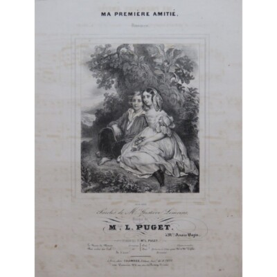 Puget Loïsa Meine erste Freundschaft Klaviergesang ca1840