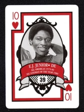E. J. E.J. Junior AllAmerican Alabama Crimson Tide Vintage Football Playing Card