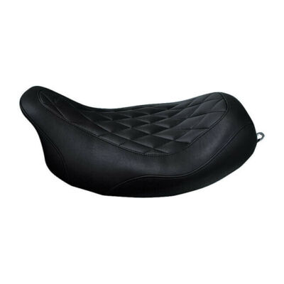 Mustang Wide Tripper Solo Sitz, Diamond Schwarz f. Harley-Davidson Touring 08-20