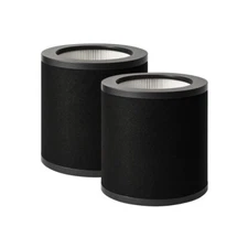 Nispira 3-In-1 True HEPA Filter for TaoTronics Air Purifier Part TT-AP008 2 Pk