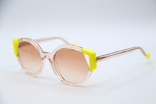 NEW FACE A FACE SPLIT 1 COL.3064 CRYSTAL PEACH YELLOW GRADIENT SUNGLASSES 51-21
