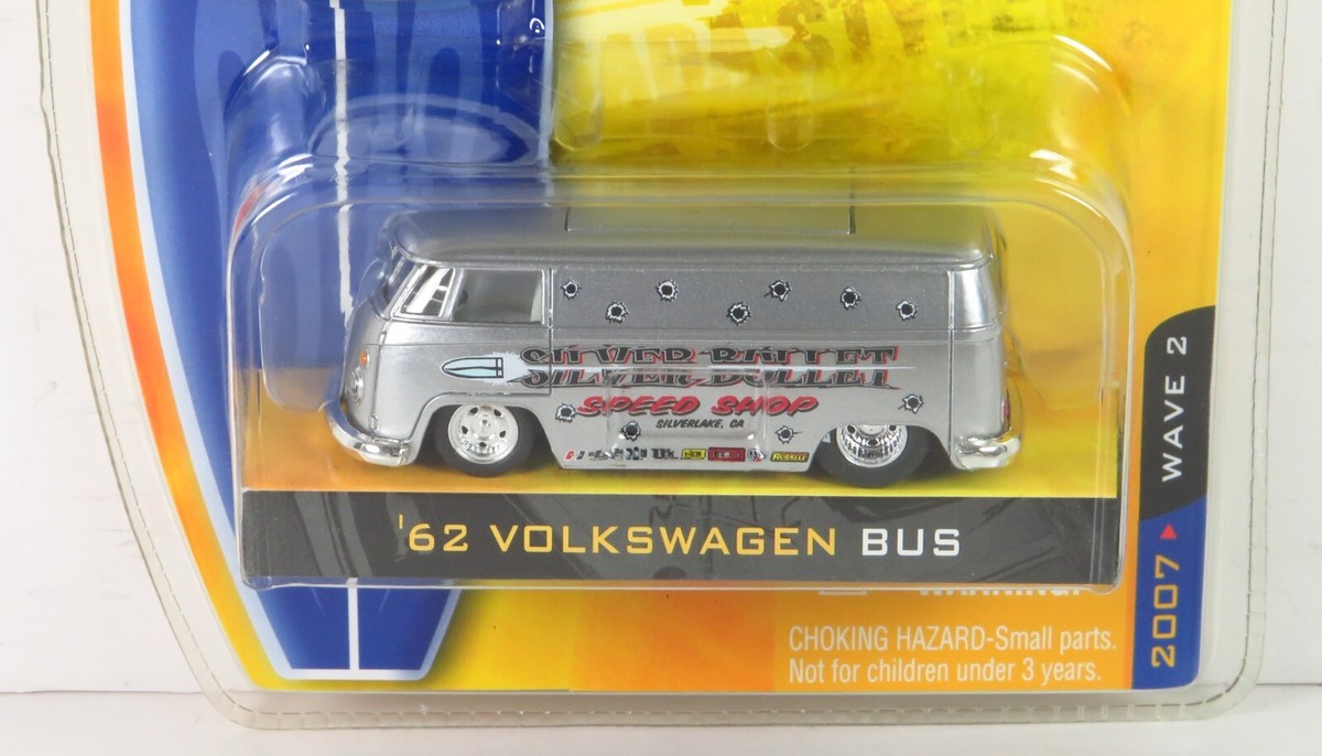 1962 ワーゲンバス☆V-DUB＄ タイプ2JadaTOYS VW BUS Jada Wave 2 V Dubs 1962 Volkswagen Bus 62 Type 2 VW Panel