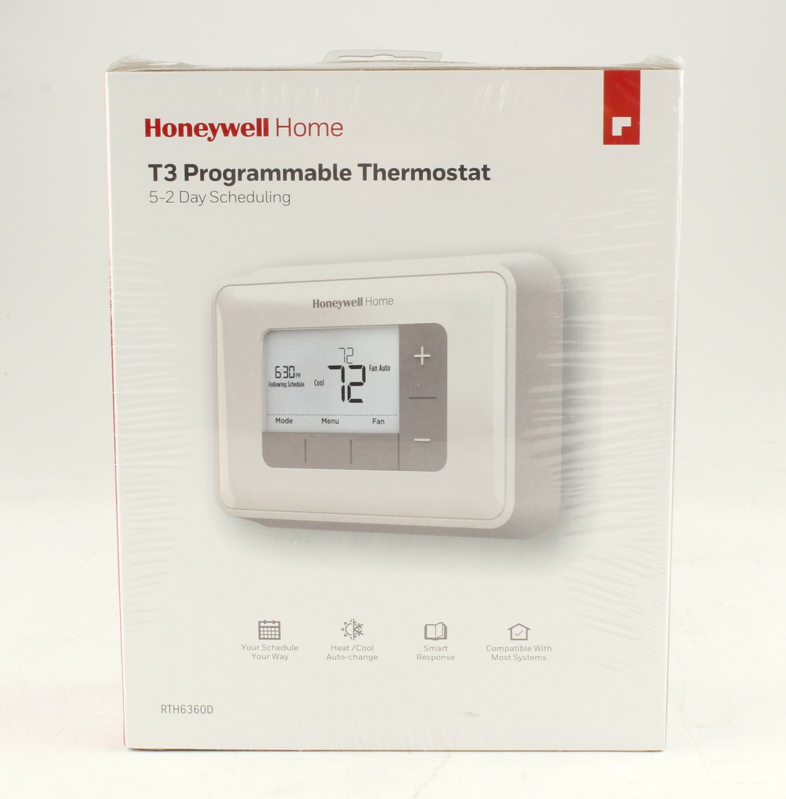 Week Programmable Honeywell Home Rth221b1039 Rth221b Programmable - Main Image
