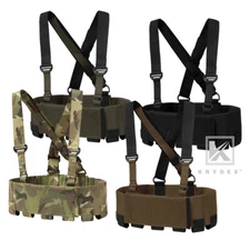KRYDEX Chest Rig Concealed Carry Low-Vis Ready Chest Rig 5.56 Pouch Cummerbund