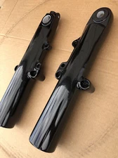 Harley TRIKE touring GLOSS BLACK 49mm lower fork legs FREEWHEELER TRI GLIDE