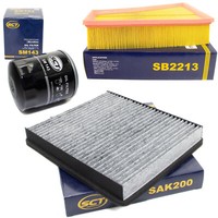 Inspektionspaket Filterset SCT FüR Ford Mondeo IV S-Max Galaxy 2.0 2.3 BA7 WA6